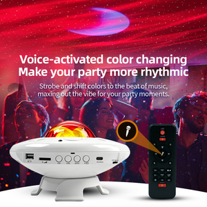 UFO LED Starry Sky <b>Projector</b> Speaker Multicolor Ambient <b>Light</b> Room Decorative Lamp - Product Image 5