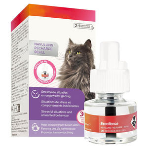 Современные экологичные сменные картриджи для успокаивающего диффузора для кошек с долговременным эффектом, содержащие масло валерианы для снятия стресса, совместимые с большинством диффузоров - Product Image 1