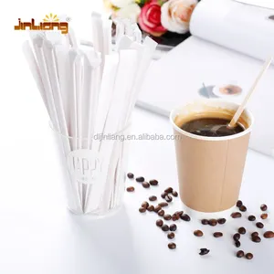 コーヒー攪拌機竹コーヒー攪拌棒飲用または茶飲料攪拌機用のカスタムロゴ付き