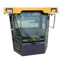 Kabin OEM Low Noise untuk Truk Pengangkut, Perakitan Kabin Kedap Suara, Kompartemen Operator Crane Truk untuk Mesin Berat