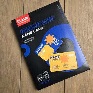 <span class=keywords><strong>Jojo</strong></span> กระดาษภาพถ่ายลายนูนมันวาว300ก. ฉลากเครื่องพิมพ์อิงค์เจ็ทกันน้ำ A4จากโรงงาน - Product Image 1