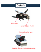Sangles de chaussures Sunmate personnalisables, couleur réglable, en plastique et acier inoxydable, style libre, boucles amovibles et détachables pour le ski
