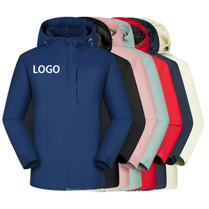 Veste coupe-vent en polyester pour hommes, vente en gros, fabrication en usine, mode, extérieur, unisexe, résistante à l'usure - Product Image 1