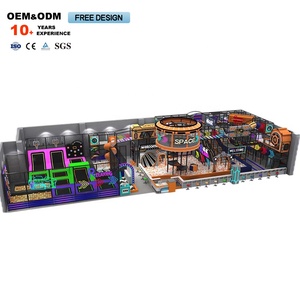 Space Theme Indoor Maze Children'S Playground Soft Play Indoor Ball Pool <b>Trampoline</b> Park Slide Soft Play - Product Image 3