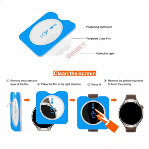 Protector de Pantalla de Vidrio Templado para <span class=keywords><strong>HUAWEI</strong></span> Watch <span class=keywords><strong>GT</strong></span> <span class=keywords><strong>Runner</strong></span> 2 GT6 GT5, Fácil de Instalar, Ultra Transparente, Cobertura Total, Película Protectora - Product Image 5
