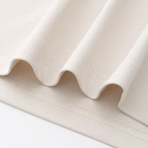 T-shirt in puro cotone 2026, pesante e ampia, da <span class=keywords><strong>uomo</strong></span> e da donna, estiva, stile streetwear, con spalle scoperte - Product Image 4