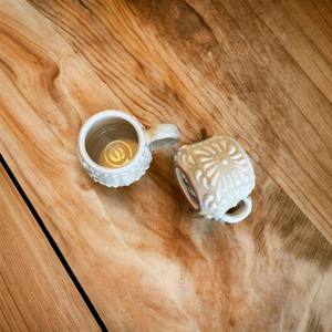 Vaso de chupito de Talavera con asa Mini Taza de cerámica mexicana hecha a mano Taza de café Espresso Regalos para amigos - Product Image 5