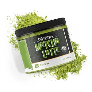 OEM Green Tea Ceremonial Grade Japanese Matcha Powder With Maca Ashwagandha Delicious Slim Matcha Latte Coconut Milk Vanilla