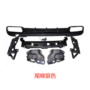 Difusor Trasero con Puntas de Escape para Mercedes-Benz Clase E, ABS, 2013-2015, W212, Estilo Deportivo - Product Image 4