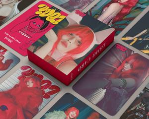 KPOP 55 unids/caja (G) Canción YUQI Primer Mini Álbum YUQ1 Photocard Lomo Card Photo Card - Product Image 3