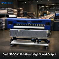 Imprimante à sublimation par transfert thermique grand format 1,8 m, 2 têtes d'impression I3200A1 pour t-shirts, vêtements et tissus