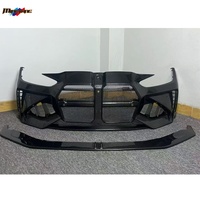 Bumper Depan Serat Karbon Kering Gaya AD Gen2 untuk BMW G80 M3 G82 M4  Upgrade Tampilan Agresif  Tuning Eksterior Mobil  Body Kit