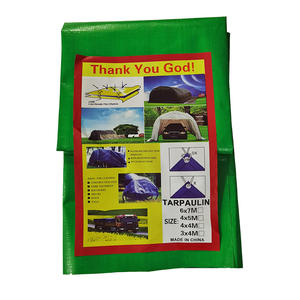 <span class=keywords><strong>Bâche</strong></span> PE légère imperméable bleue de haute qualité 180gsm avec respirabilité pour l'emballage et la couverture extérieure - Product Image 5