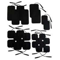 Électrodes de massage TENS réutilisables 50x50mm pour le corps, rééducation médicale, physiothérapie, télécommande sans fil, remplacement