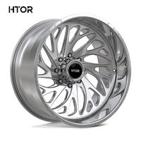 Jantes tout-terrain forgées et polies HTOR 26x16J 24x14J 8 X 6.69 8 X 6.5 8x165.1 à profil profond directionnel complexe pour F-350 DRW