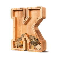 Tirelire en bois pour enfants LG – Boîte d'épargne en bois pour enfants