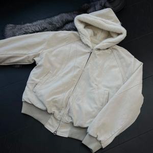 2025Heavy Duty Canvas Retro Washed Hooded <b>Jacket</b> Cotton <b>Jacket</b> | <b>Velvet</b> Thickened <b>Jacket</b> <b>for</b> Men and <b>Women</b>, Factory Direct Sales - Product Image 1
