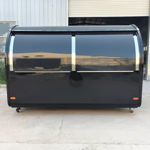 Mobile Bar Ice Cream Waffle Crepe Hot Dog Food Trailer Braking System Snack Truck Cheap Food Truck Kiosk For Food