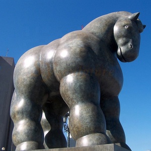 Célèbre sculpture de cheval en laiton de Fernando <span class=keywords><strong>Botero</strong></span> pour la place ou la rue - Product Image 3