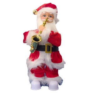 ตุ๊กตาซานตาคลอสไฟฟ้า 30 ซม. ของเล่นตุ๊กตาเสียงดนตรี ของตกแต่งคริสต์มาส ของขวัญสำหรับเด็ก - Product Image 5