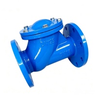 Vannes anti-retour à bille sphéroïdale en fonte HQ41X - Vanne sphérique pour eaux usées - Vanne unidirectionnelle anti-reflux à bille roulante pour pipeline