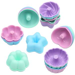 Antiadhésif de qualité alimentaire Silicone pas cher <span class=keywords><strong>Muffin</strong></span> ustensiles de cuisine outils moules <span class=keywords><strong>chocolat</strong></span> savon moules Pan bricolage pour anniversaire fête de mariage Homemak3 - Product Image 2