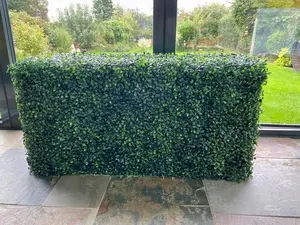 Painel <span class=keywords><strong>artificial</strong></span> para decoração, planta <span class=keywords><strong>artificial</strong></span> com cobertura de madeira, bonsai, verde, resistente a uv, faux, realista, decoração para casa, ar livre - Product Image 3