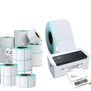 waybill sticker thermal label printer paper 80x80 3 1/8 x 230 waybill sticker a6