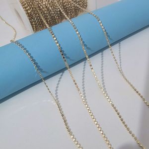 Chaînes en laiton de 2 mm à maillons carrés, faites à la main, pour la fabrication de bijoux DIY, pour hommes et femmes - Product Image 5