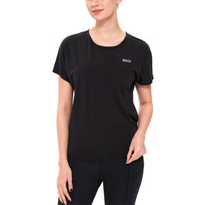 Camisetas de algodón lisas con cuello redondo para <span class=keywords><strong>mujer</strong></span> y hombre, ideales para entrenamiento. Venta al por mayor disponible. - Product Image 1
