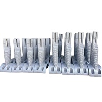 Pale mélangeuse bimétallique à haute teneur en chrome pour béton, pièces d'usure compatibles avec les mélangeurs à double arbre JS2000 JS3000
