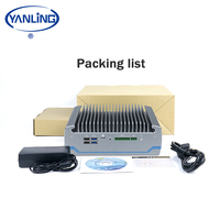 Mini PC Industrial Sin Ventilador de China, Doble Núcleo Intel I5 7360U, 2 Puertos Ethernet, Cliente Ligero, Computadora Integrada
