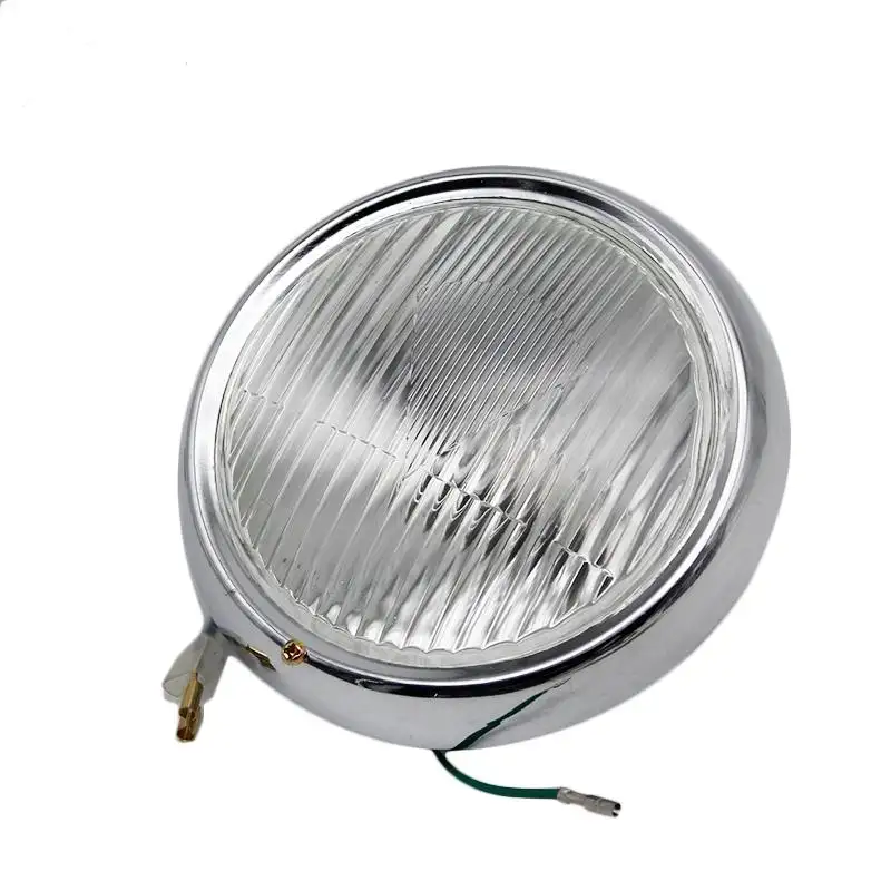 Round Headlight For Electric Motorcycle Bikes Wholesales Motorcycle Light System For C50Z Single Seat/C70