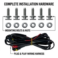 Nueva Parrilla Delantera Estilo Raptor con Luces LED Ámbar para Camioneta F-150 2004-2008, Todoterreno, Negro Mate, Serie YURAN