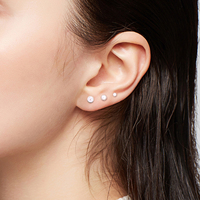 Perhiasan Tindik Tubuh Spiral Helix Labret Titanium G23 16g Ulir Dalam Bentuk Mangkuk Bertahtakan Mutiara untuk Hidung