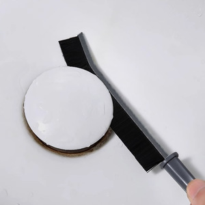 Brosse de nettoyage pour joints de salle de bain, brosse pour joints de toilettes et carreaux de cuisine, nettoyeur de joints de fenêtres, brosse à poussière pour rainures, brosse à cheveux. - Product Image 4