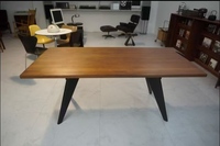 Industrieller Vintage-Esstisch aus Eisen und Mangoholz, Verstellbar, Quadratisch, Klappbar, 4-Sitzer, Vormontiert, für Zuhause, Büro, Hotel