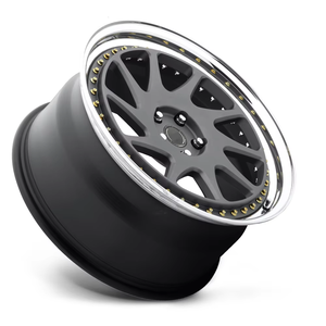Rueda de Aleación de Aluminio Forjado de Tres Piezas con Borde Profundo Agresivo y Tapa Central, Ajuste Universal para Automóviles de Pasajeros - Product Image 2