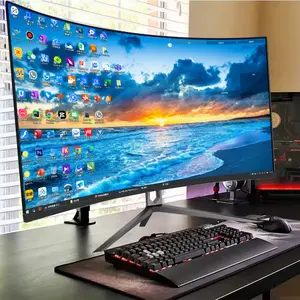 Curved 34 Inch Curved Monitor 144HZ Computer Screen PC Monitor 4K Gaming Monitors