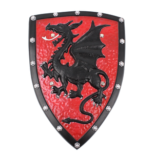 Pedang dan Perisai Mainan Busa PU Desain Pedang Gelap Hitam Merah Halloween Eilite Black, Cocok untuk Properti Cosplay - Product Image 1
