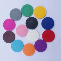 Jetons de poker Mahjong en PS couleur unie, personnalisables avec logo et couleurs, pour Texas Hold'em – Vente Flash