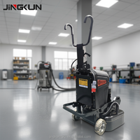 Offre Spéciale : Ponceuse à béton JINGKUN 7,5 kW manuelle, haute efficacité pour le ponçage et le polissage des sols