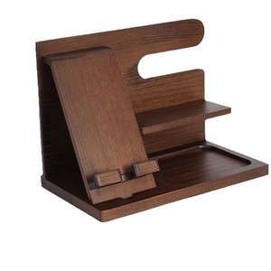 Wooden mobile phone storage <b>rack</b>, office desktop charging stand, watch multi-purpose entryway <b>glasses</b> storage <b>rack</b> wholesale - Product Image 5