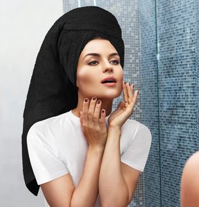 Offre Spéciale doux de luxe avec logo brodé personnalisé serviettes de salon de coiffure en coton et bambou pour hôtel spa - Product Image 4