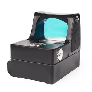 Mini viseur laser rouge en aluminium avec optique réflexe pour la chasse et le tir - Léger, résistant aux chocs, avec base et support inclus - Product Image 4