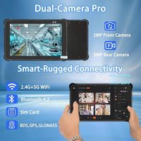 Tablet Industri Tangguh Pemindai Kode Batang 2D 10.1" Windows 10 Pro Intel Celeron N4680 Mesin Pemindai Resolusi 1920x1200