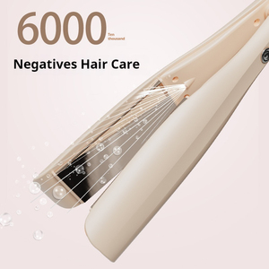 Titanium <strong>Hair</strong> <strong>Straightener</strong> Electronic <strong>Hair</strong> <strong>Straightener</strong> Infrared <strong>Hair</strong> Flat Iron Custom Logo Custom Flat Iron LED Electric 1000 - Product Image 3