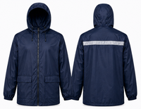 Veste de pluie légère imperméable en polyester enduit de PU avec capuche, pliable, pour les voyages, les trajets quotidiens et l'usage quotidien