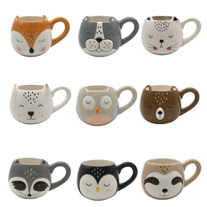 Tazas de Café de Cerámica con Asa de Caballito de <span class=keywords><strong>Mar</strong></span> Pintadas a Mano en 3D, Taza Personalizada con Forma de Animal en 3D - Product Image 2