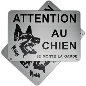 <span class=keywords><strong>ป้าย</strong></span>เตือนสุนัขแบบฝรั่งเศสระวัง<span class=keywords><strong>สุนัข</strong></span>ขนาด8x6นิ้ว<span class=keywords><strong>ป้าย</strong></span>จราจรอลูมิเนียม - Product Image 1